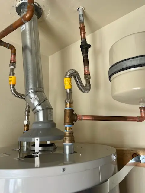 Water heater installation and plumbing repair in Nine Row